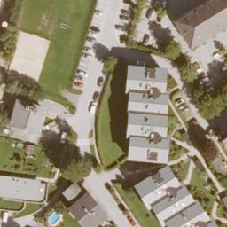 Sand Volleyball Court — aerial view
