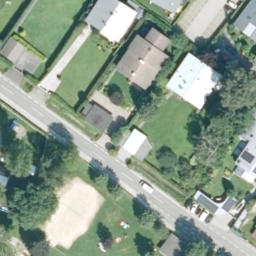 Sand Volleyball Court — aerial view