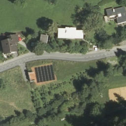 Sand Volleyball Court — aerial view