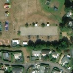 Sand Volleyball Court — aerial view