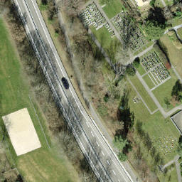 Sand Volleyball Court — aerial view