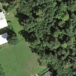 Sand Volleyball Court — aerial view
