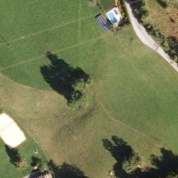 Sand Volleyball Court — aerial view