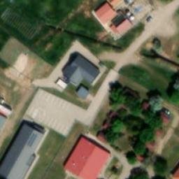 Sand Volleyball Court — aerial view