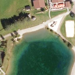 Sand Volleyball Court — aerial view