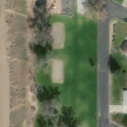 Ephrata Beach Volleyball Court — aerial view