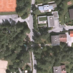 Sand Volleyball Court — aerial view
