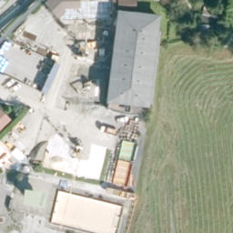 Sand Volleyball Court — aerial view