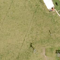 Sand Volleyball Court — aerial view