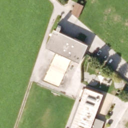 Sand Volleyball Court — aerial view