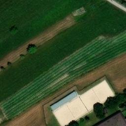 Sand Volleyball Court — aerial view