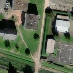 Volleyball Court — aerial view