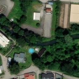 Sand Volleyball Court — aerial view