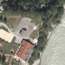Sand Volleyball Court — aerial view