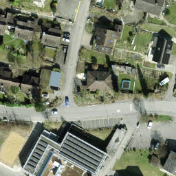 Sand Volleyball Court — aerial view
