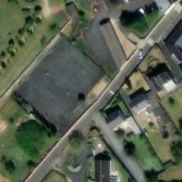 Volleyball Court near Saumur — aerial view