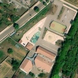 Volleyball Court — aerial view