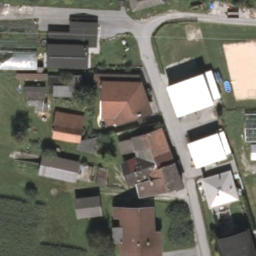 Sand Volleyball Court — aerial view