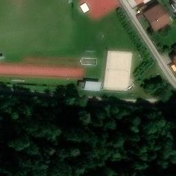 Sand Volleyball Court — aerial view