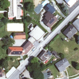 Volleyball Court near Kemeten — aerial view