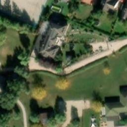 Sand Volleyball Court — aerial view