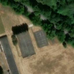 Sand Volleyball Court — aerial view