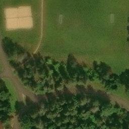 Clearwater County Beach Volleyball Court #3 — aerial view