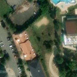 Sand Volleyball Court — aerial view