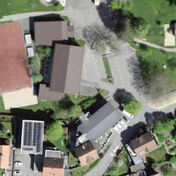 Sand Volleyball Court — aerial view