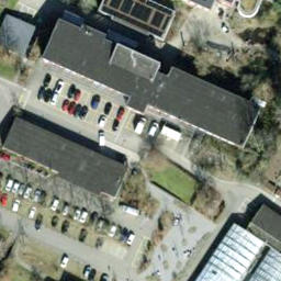 Sand Volleyball Court — aerial view