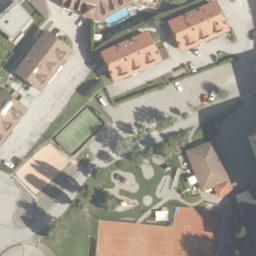 Volleyballplatz Gruabe — aerial view