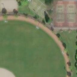 Sand Volleyball Court in Sumner, WA — aerial view