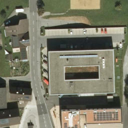 Volleyballplatz Thüringen — aerial view