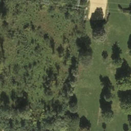 Sand Volleyball Court — aerial view