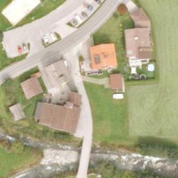 Sand Volleyball Court — aerial view