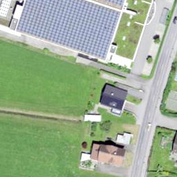 Sand Volleyball Court — aerial view