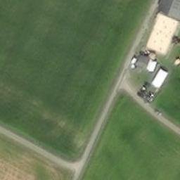 Sand Volleyball Court — aerial view