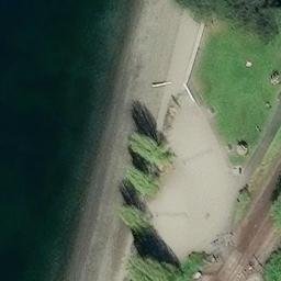 Sunnyside Beach Volleyball Court — aerial view