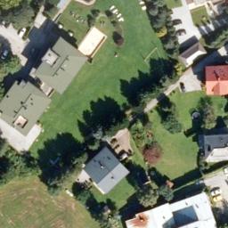 Sand Volleyball Court — aerial view