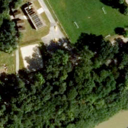 Volleyball Court — aerial view