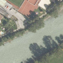 Sand Volleyball Court — aerial view