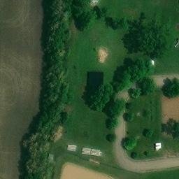 Page Township Beach Volleyball Court — aerial view