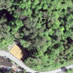 Sand Volleyball Court — aerial view