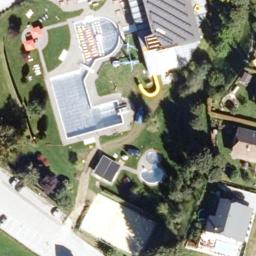 Sand Volleyball Court — aerial view