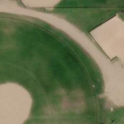 Volleyball court — aerial view