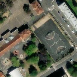 Volleyball Court — aerial view
