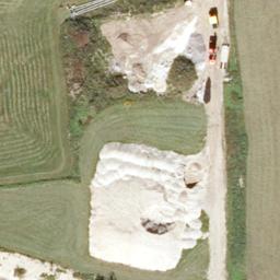 Volleyball Court near Sankt Michael im Lungau — aerial view