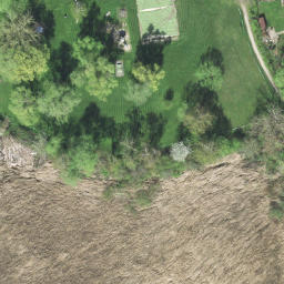 Sand Volleyball Court — aerial view