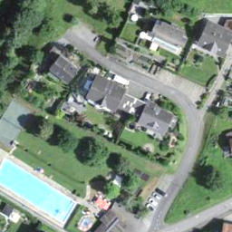 Volleyball Court — aerial view