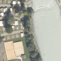 Sand Volleyball Court — aerial view